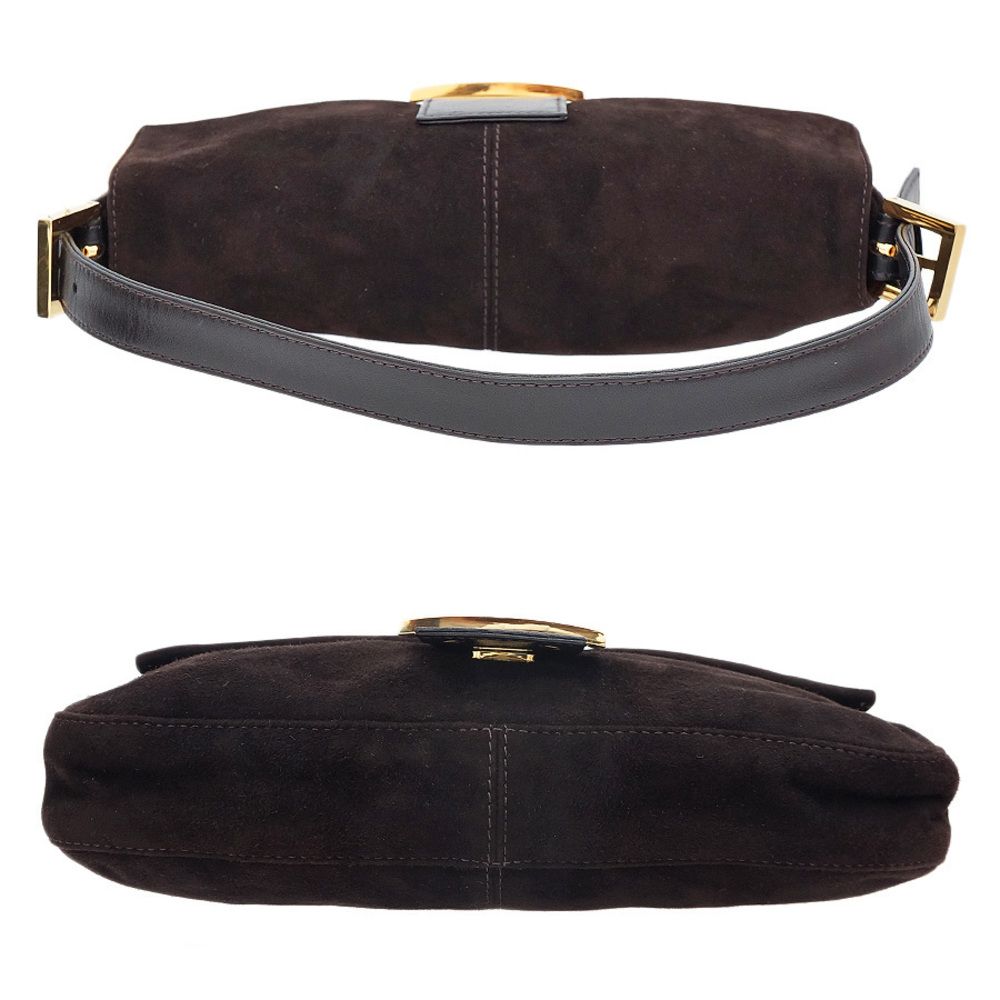 Fendi Mamma Bucket Bag Suede Leather Brown - Picture 4 of 8